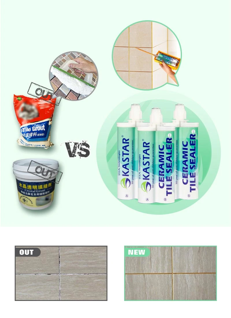 Ivory White Color Ceramic Tile Grout Sealer for Philippines