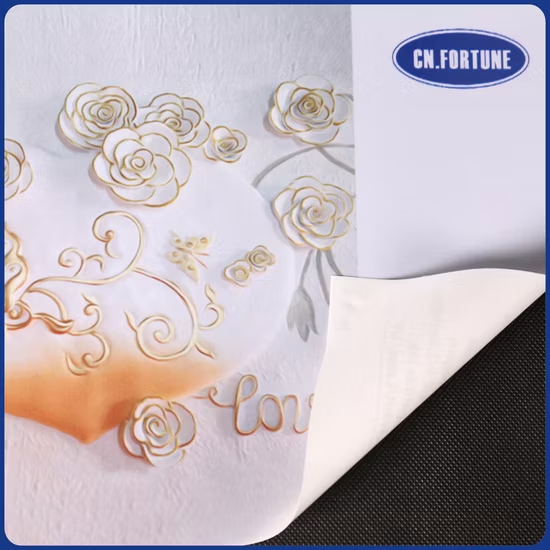 새로운 디자인 배경 화면 방수 홈 장식 벽 직물 인쇄 가능한 벽지